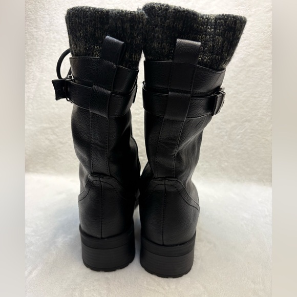 Dream Pairs Black Military Style Combat Boots Size 8.5 - Picture 5 of 11